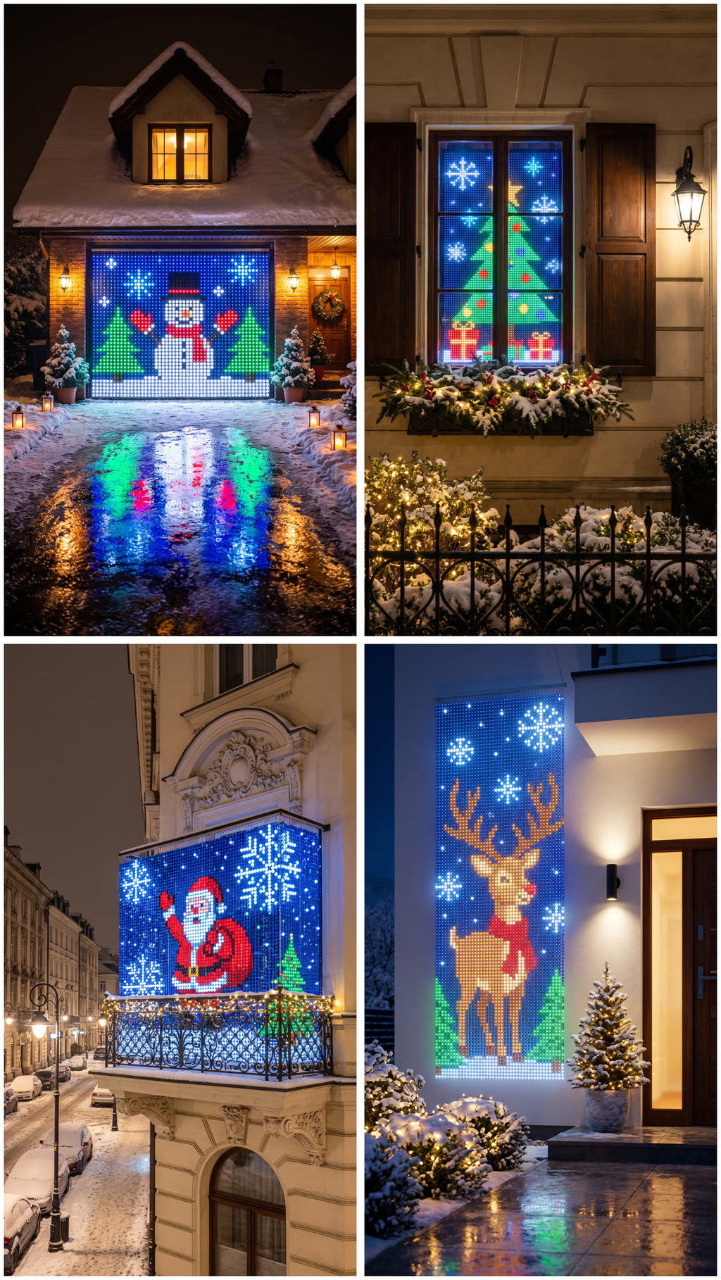 Lumiko na garażu, oknie, balkonie i ścianie